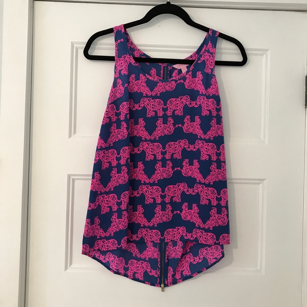 NWT Lilly Pulitzer Pack Your Trunk Aerial Top